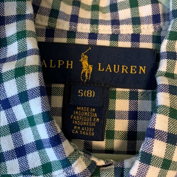 Ralph Lauren - Boys Button Down Shirt in Size S(8) - Picture 3 of 6